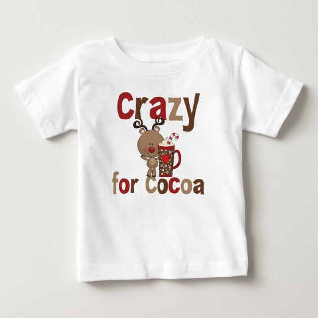 Crazy For Cocoa Baby T-Shirt (Front)