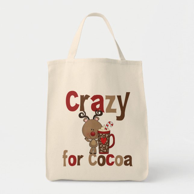 Crazy For Cocoa Tote Bag (Front)