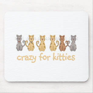 Crazy for Kitties Mouse Mat