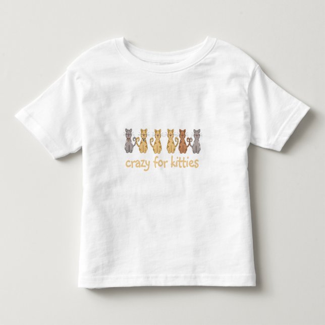 Crazy For Kitties Tshirts and Gifts (Front)