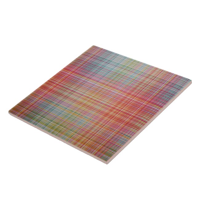 Crazy for Plaid Tile (Side)