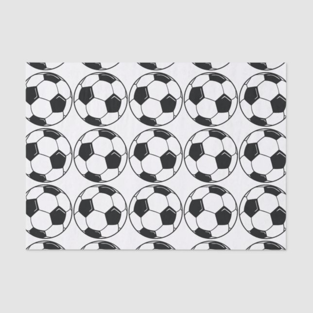 Crazy for Soccer Tissue Paper (Front)