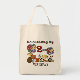 Crazy For Sports 2nd Birthday T-shirts and Gifts Tote Bag