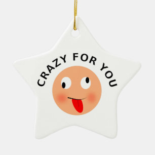 Crazy For You Ceramic Tree Decoration