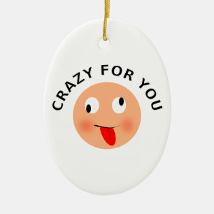 Crazy For You Ceramic Tree Decoration