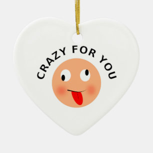 Crazy For You Ceramic Tree Decoration