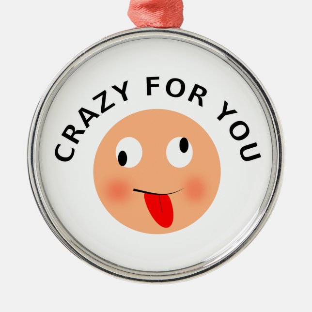 Crazy For You Metal Tree Decoration (Front)