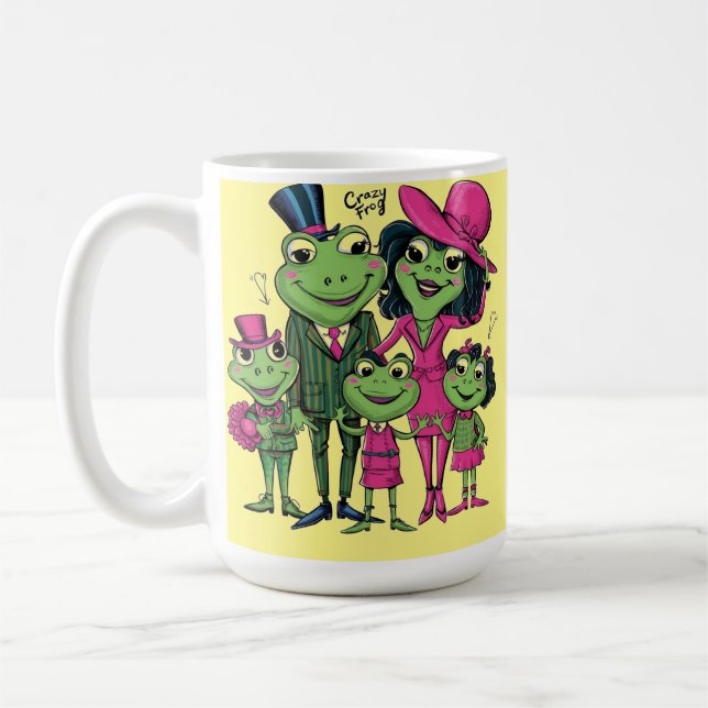 crazy frog familyMug Coffee Mug (Left)