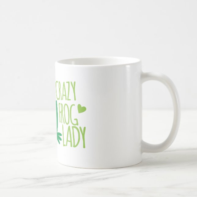 Crazy Frog Lady Coffee Mug (Right)