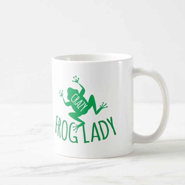 Crazy Frog Lady Coffee Mug (Right)