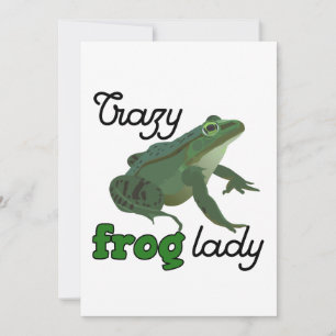Crazy Frog Lady Frog lover gifts