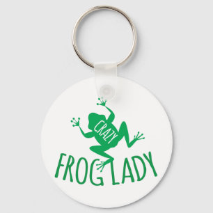 Crazy Frog Lady Key Ring