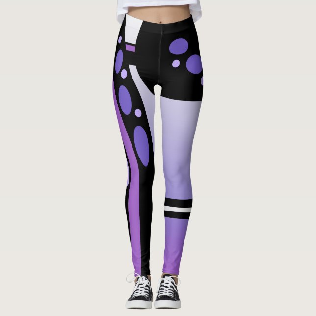 Crazy Funky Design Leggings (Front)