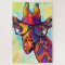 Crazy Giraffe Man Art Puzzle