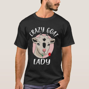Crazy Goat Lady  Goat  Valentine s Day T-Shirt