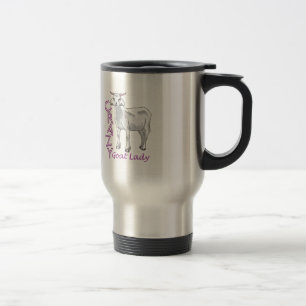 CRAZY GOAT LADY TRAVEL MUG