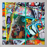 Crazy Graffiti  Abstract Colourful Pop Art Street  Poster<br><div class="desc">Crazy Graffiti  Abstract Colourful Pop Art Street Art Poster Anime Cartoon Comic Fiction Manga</div>