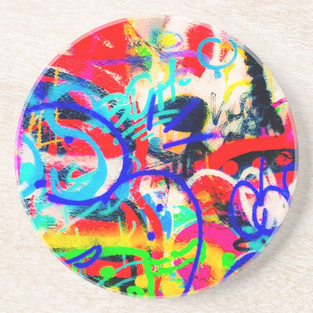 Crazy Graffiti Coaster (Front)