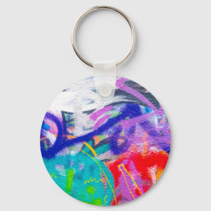 Crazy Graffiti Key Ring