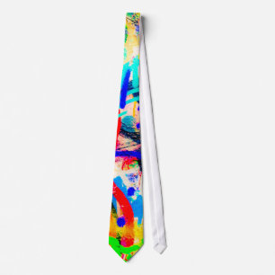 Crazy Graffiti Tie