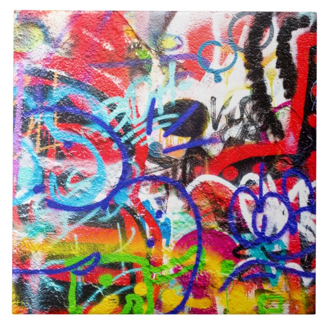Crazy Graffiti Tile (Front)
