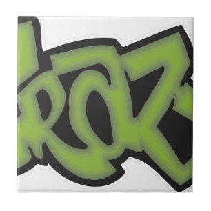 Crazy - Graffiti Tile