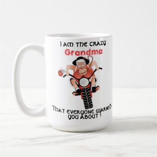 CRAZY GRANDMA COFFEE MUG