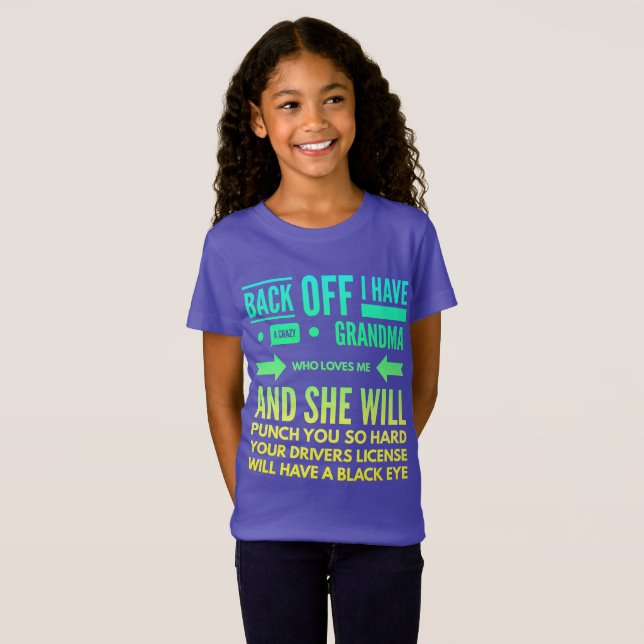 Crazy Grandma T-Shirt (Front Full)
