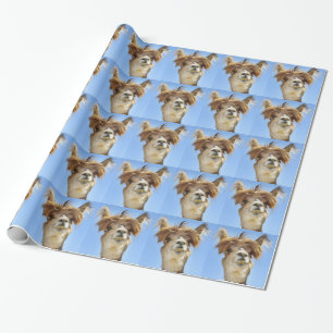 Crazy Hair Alpaca Wrapping Paper