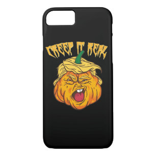 Crazy Halloween Pumpkin Trumpkin Costume iPhone 8/7 Case