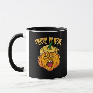 Crazy Halloween Pumpkin Trumpkin Costume Mug