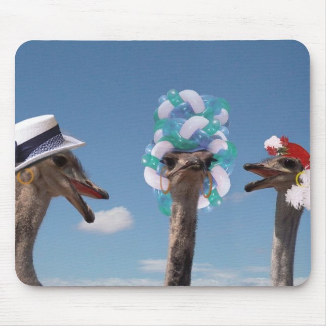 Crazy Hat Day at the Races Mouse Mat (Front)