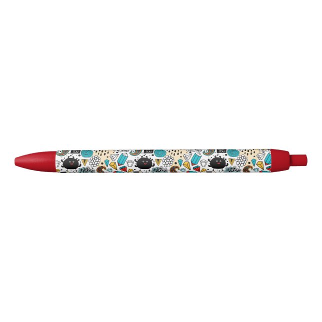 Crazy head black ink pen (Front)