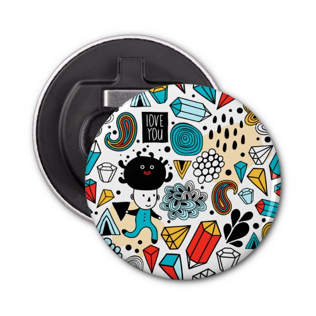 Crazy head bottle opener (Front)