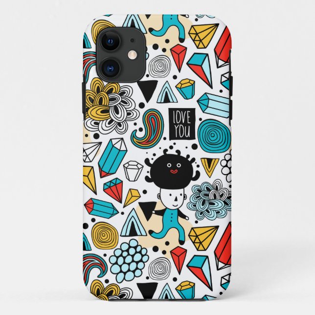 Crazy head Case-Mate iPhone case (Back)