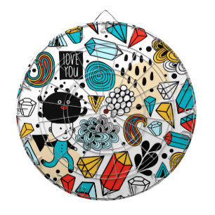 Crazy head dartboard