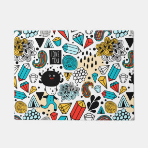 Crazy head doormat