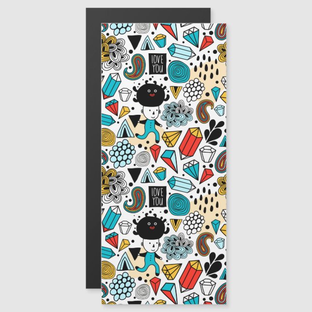 Crazy head magnetic invitation (Front/Back)