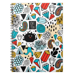 Crazy head notebook