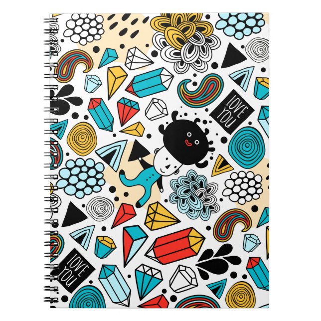 Crazy head notebook (Front)