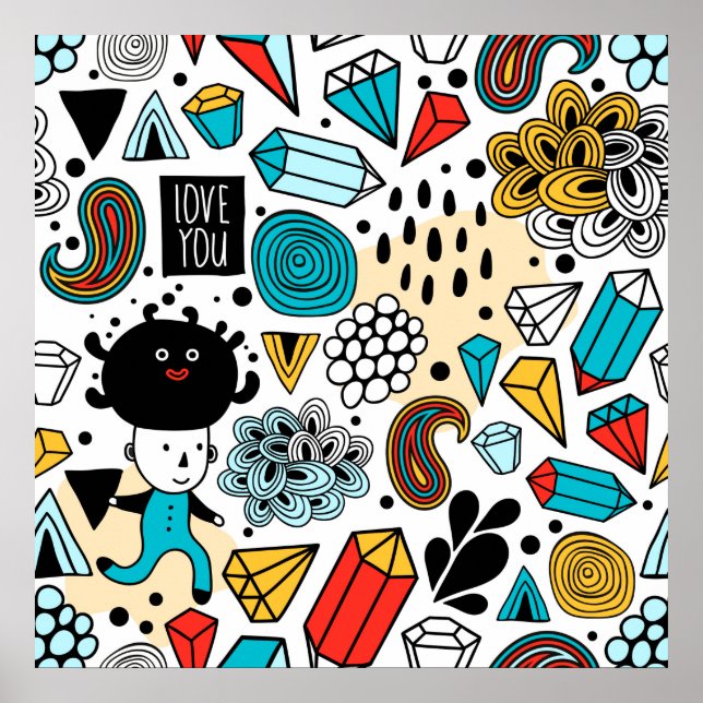 Crazy head poster (Front)