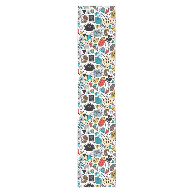 Crazy head short table runner (Front)