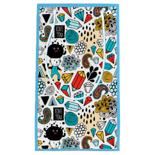 Crazy head small gift bag