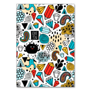 Crazy head table number