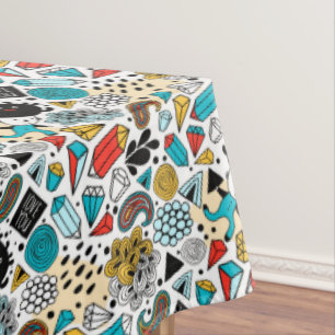 Crazy head tablecloth