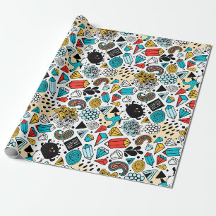 Crazy head wrapping paper
