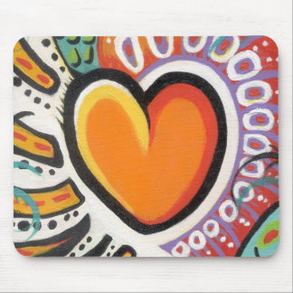 Crazy Heart Mouse Pad