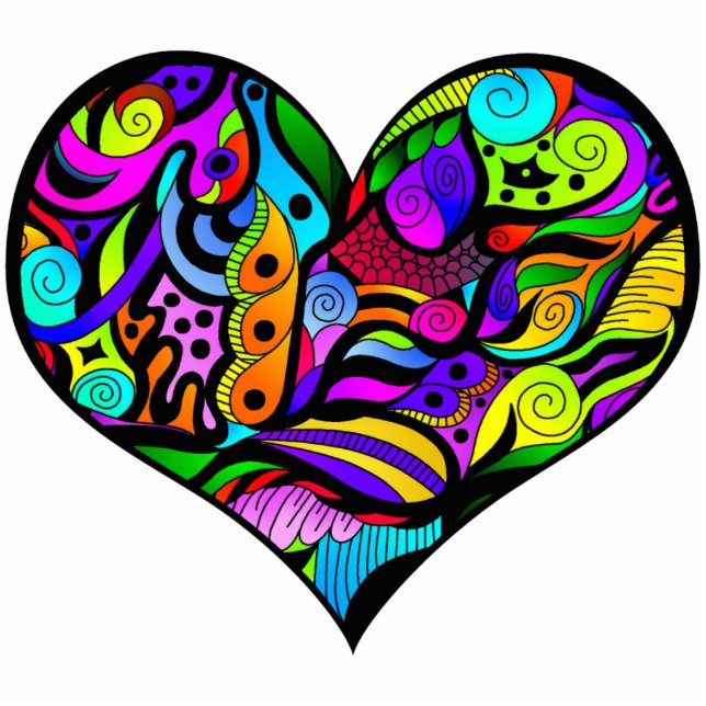 Crazy Heart Photo Sculpture (Front)