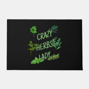 Crazy Herbs Lady Doormat