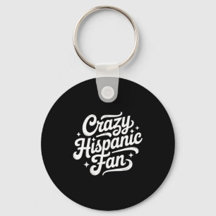 Crazy hispanic fan key ring